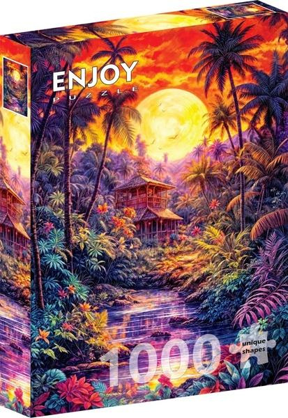 Enjoy puzzle Soumrak v džungli 1000 dílků