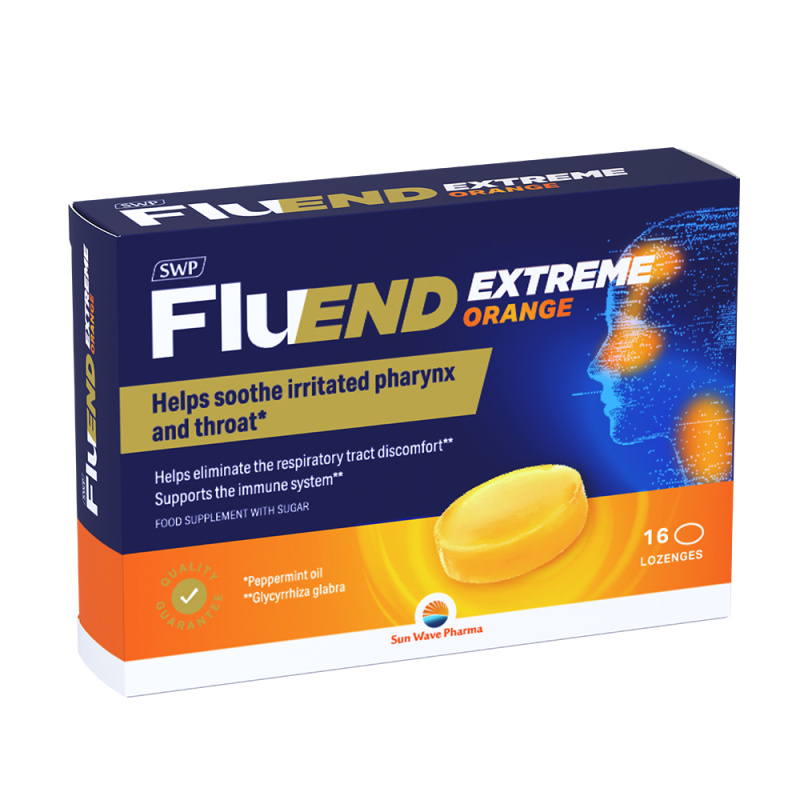 SWP Fluend Extreme orange pastilky 16 ks