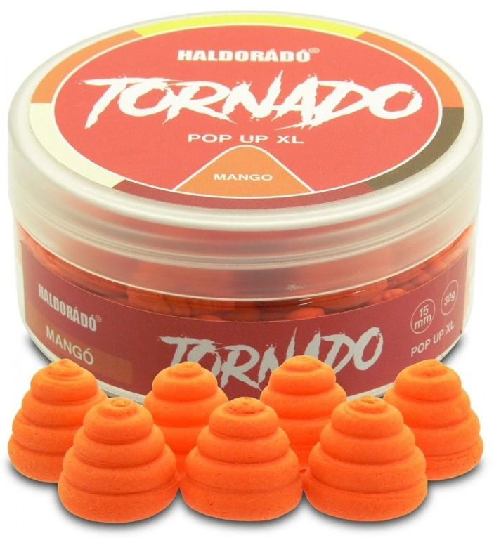 Haldorádó plovoucí boilie pop-up tornado xl 30 g 15 mm - mango