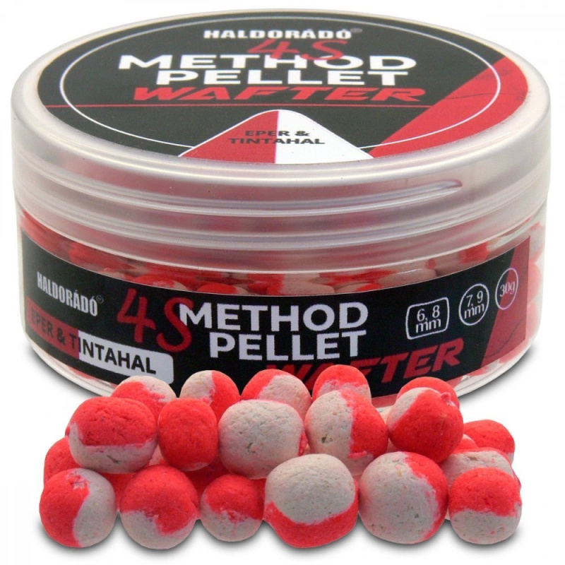 Haldorádó pelety 4s method pellet wafters 30 g 6+8 mm/7+9 mm - jahoda kalamáry