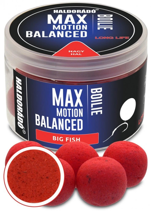 Haldorádó vyvážené boilies balanced max motion 70 g 20 mm - velká ryba