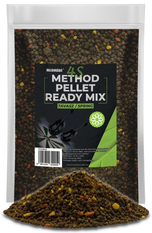 Haldorádó pelety 4s method pellet ready mix 600 g 2-4 mm - jaro