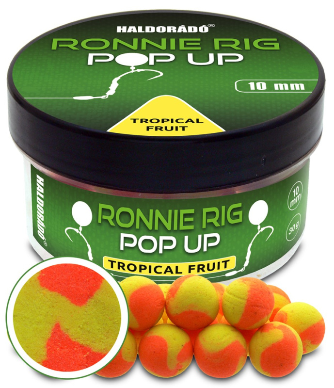 Haldorádó plovoucí boilie pop-up ronnie rig 30 g 10 mm - tropical fruit