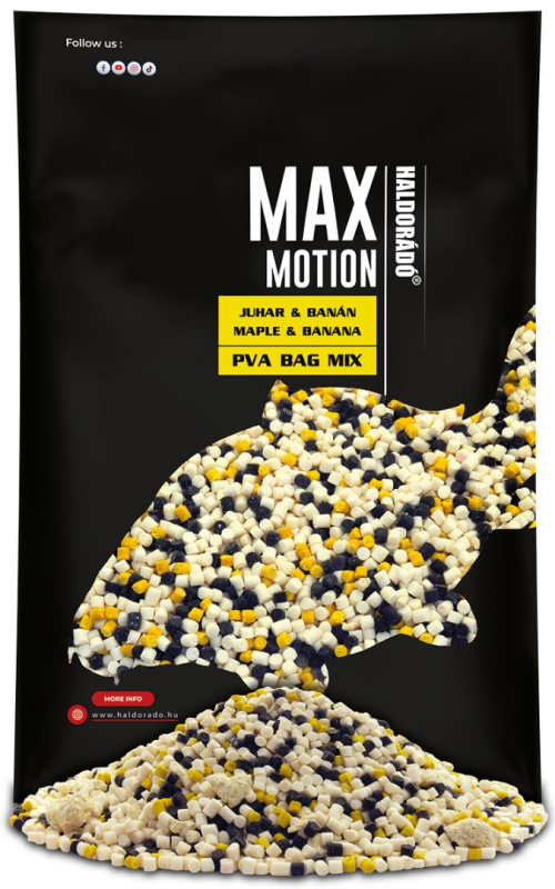 Haldorádó vnadící směs max motion pva bag mix 600 g - javor banán