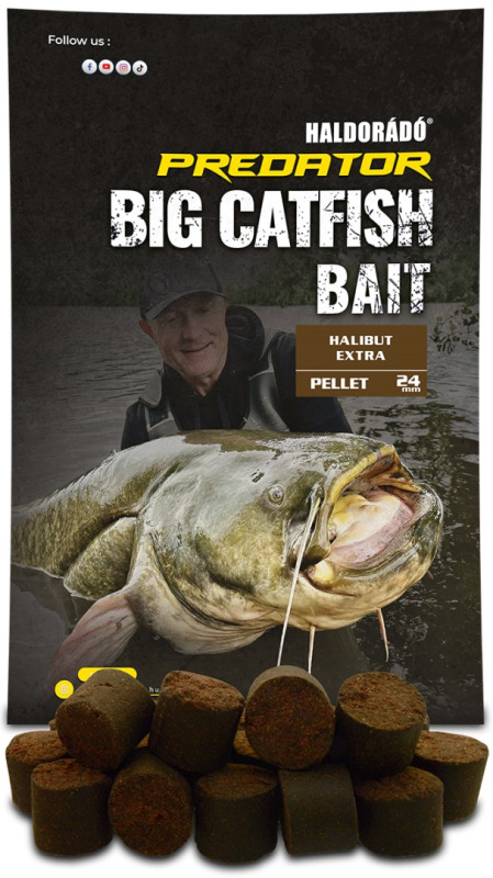 Haldorádó pelety catfish bait pellet halibut extra - 1 kg 28 mm