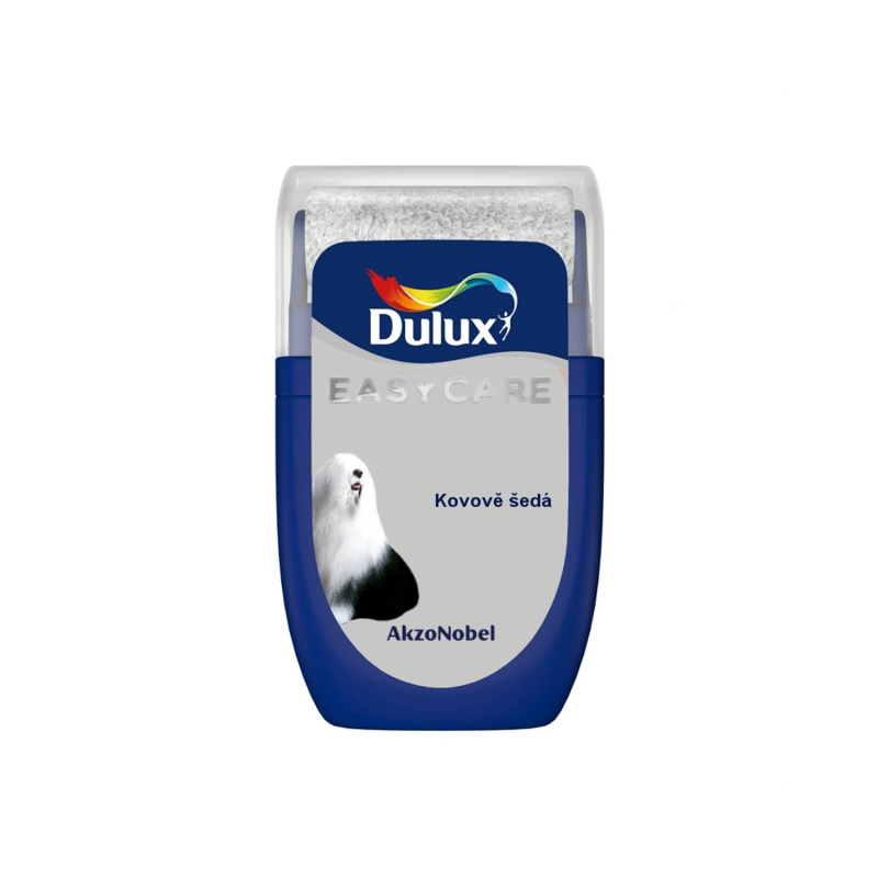 Dulux Tester, interiérová emulzní barva EasyCare kovově šedá 30 ml
