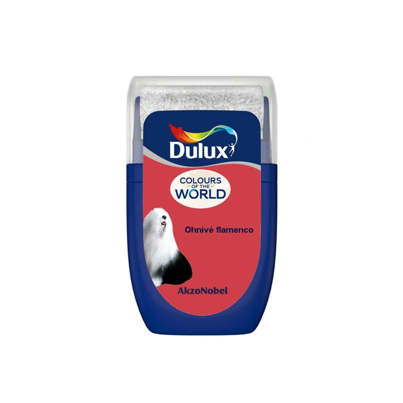 Dulux Tester, interiérová barva Colours Of The World ohnivé flamenco 30 ml