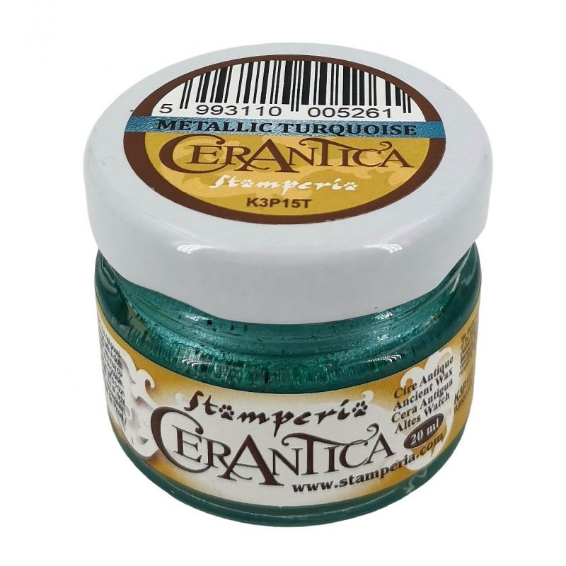 Patina Cerantica - metalická tyrkysová 20ml