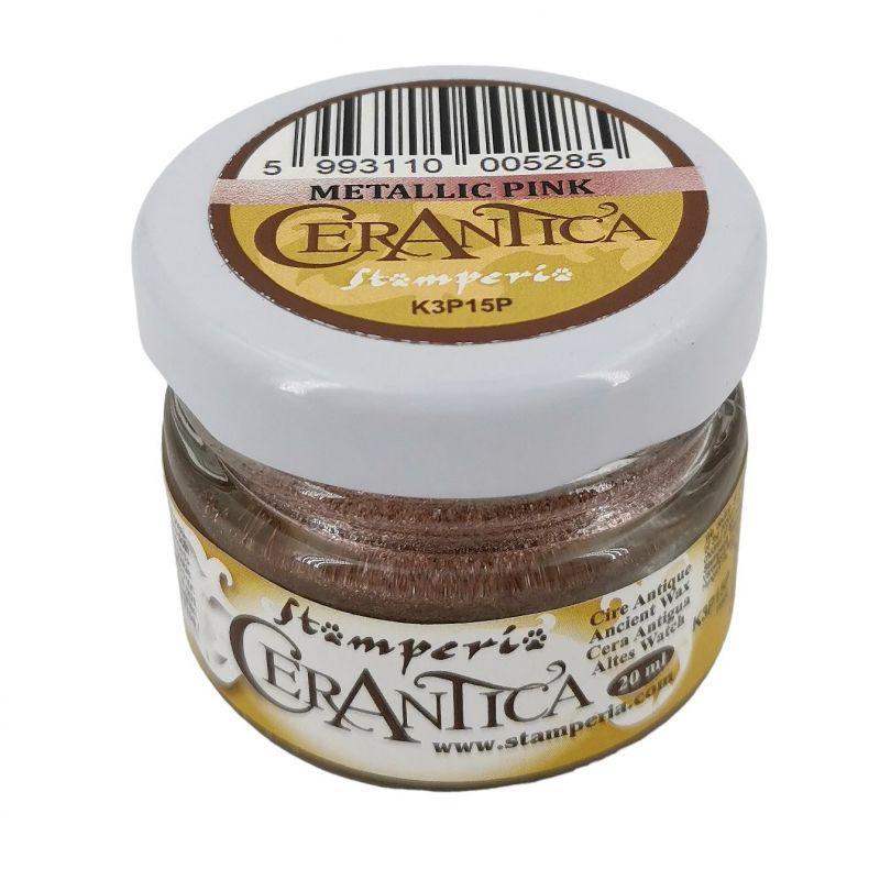 Patina Cerantica - metalická růžová 20ml