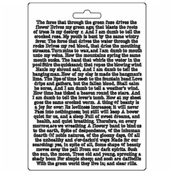 Forma na odlévání A5 - Text