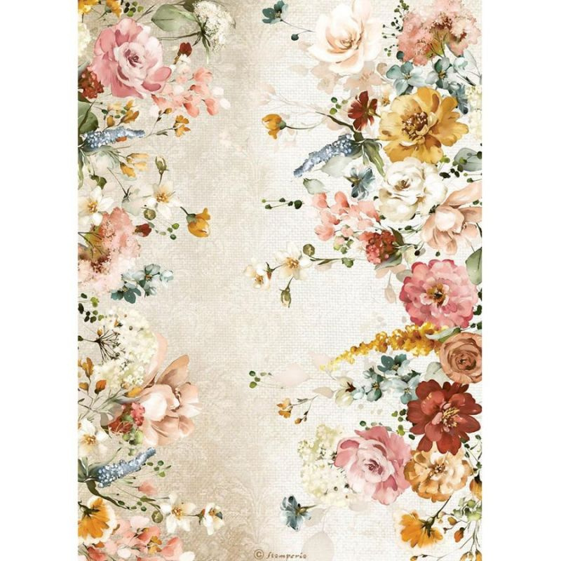 Rýžový papír Květinová zahrada