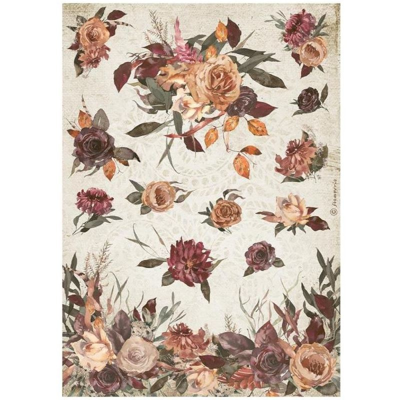 Rýžový papír Kytice z růží