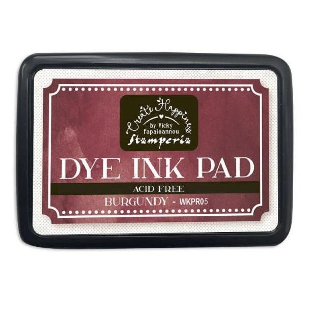 Polštářek Dye Ink burgundy