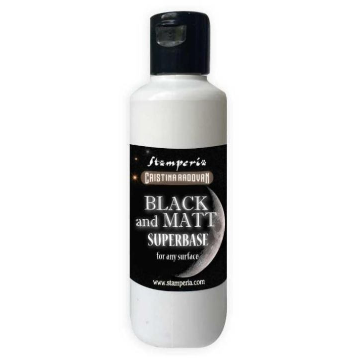 Barva černá super matná 80ml