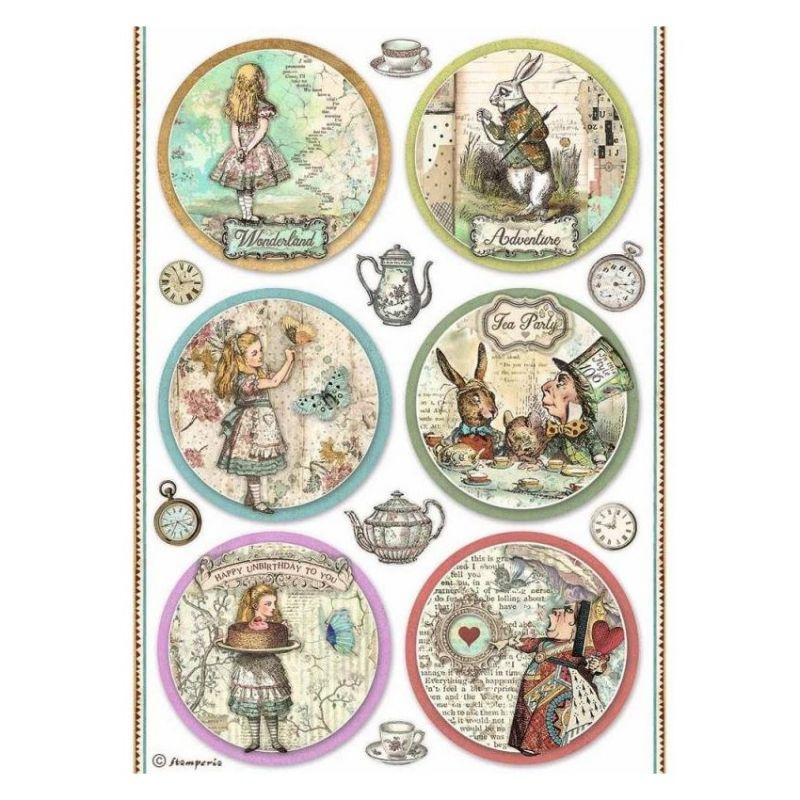 Rýžový papír Alenka v říši divů