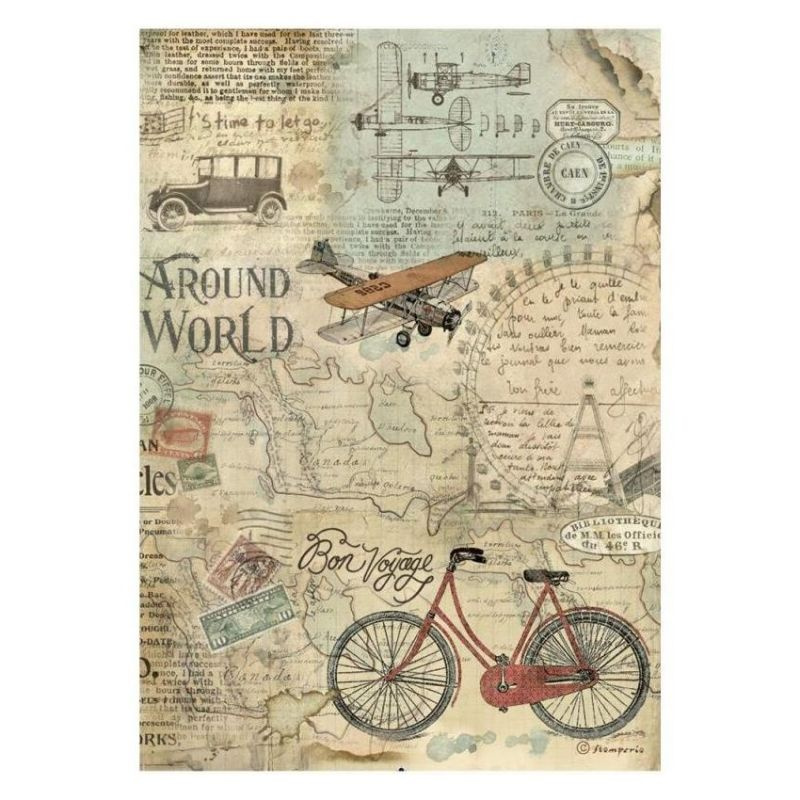 Rýžový papír Around the world Kolo