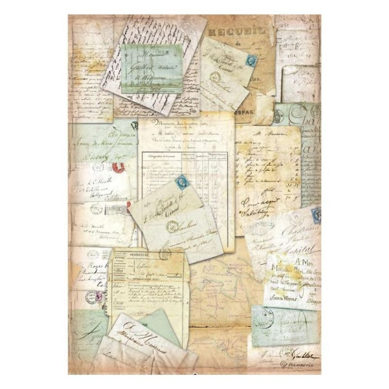 Rýžový papír Around the world Dopisy