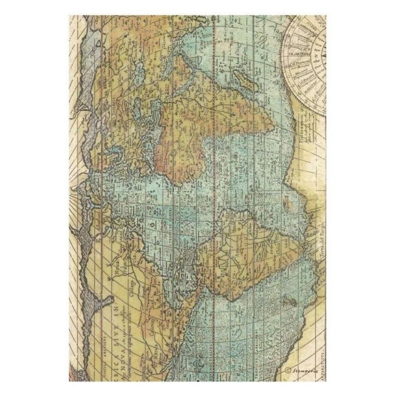 Rýžový papír Around the world Mapa