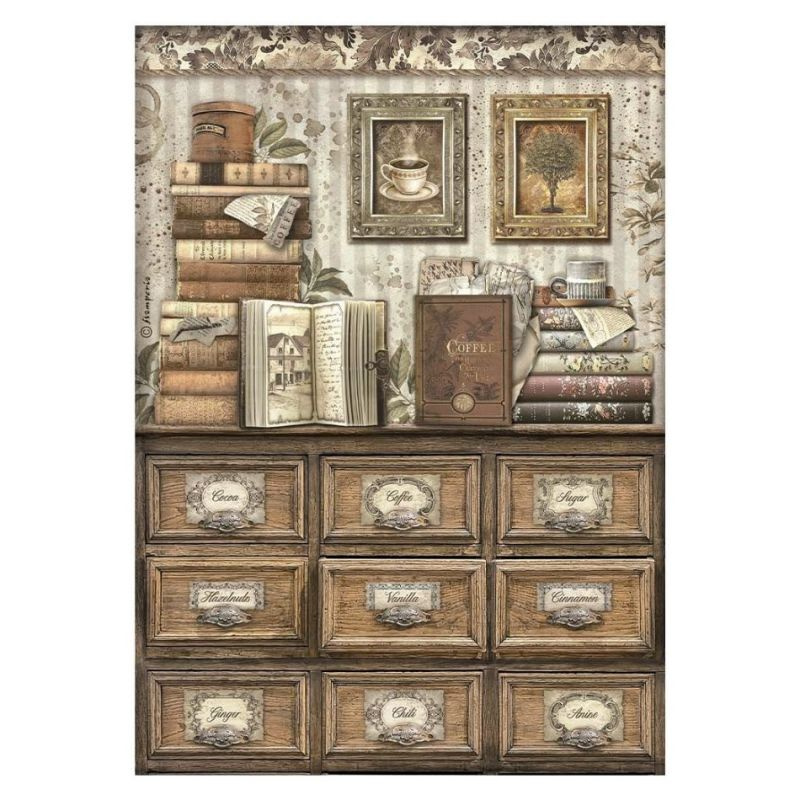 Rýžový papír Knihy o kávě