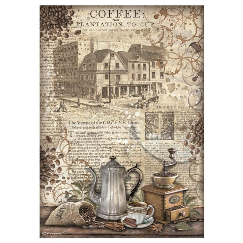 Rýžový papír Mlýnek na kávu