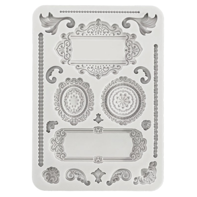 Silikonová forma na odlévání A5 - medailony