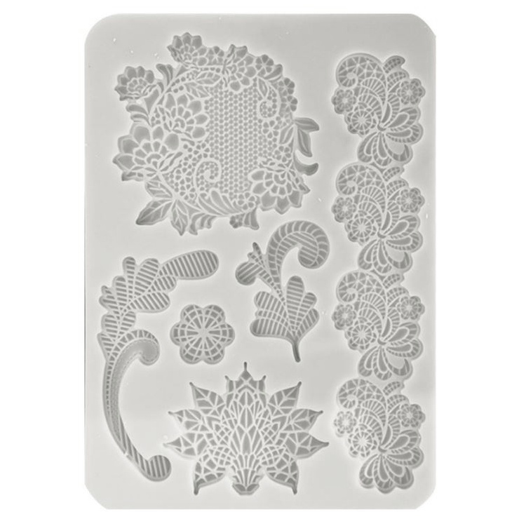 Silikonová forma na odlévání A5 - krajka