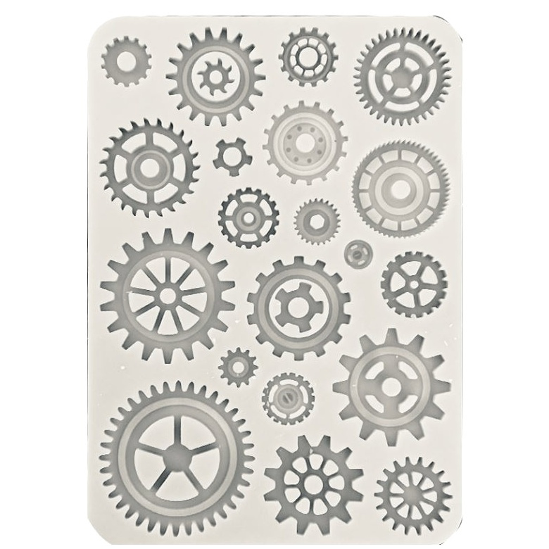 Silikonová forma na odlévání A5 - ozubená kola