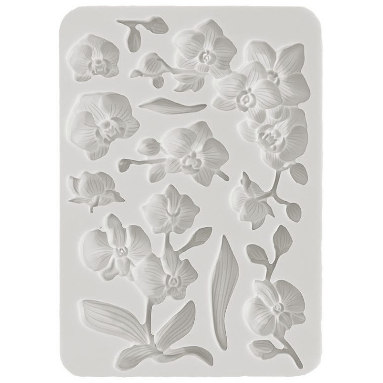 Silikonová forma na odlévání A5 - orchidej