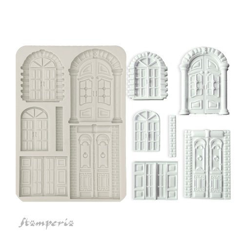 Stamperia Silikonová forma A5 - OKNA V PROVENCE