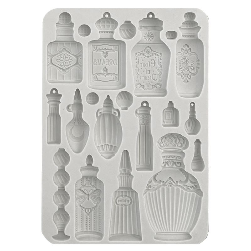 Silikonová forma na odlévání A5 - lahvičky