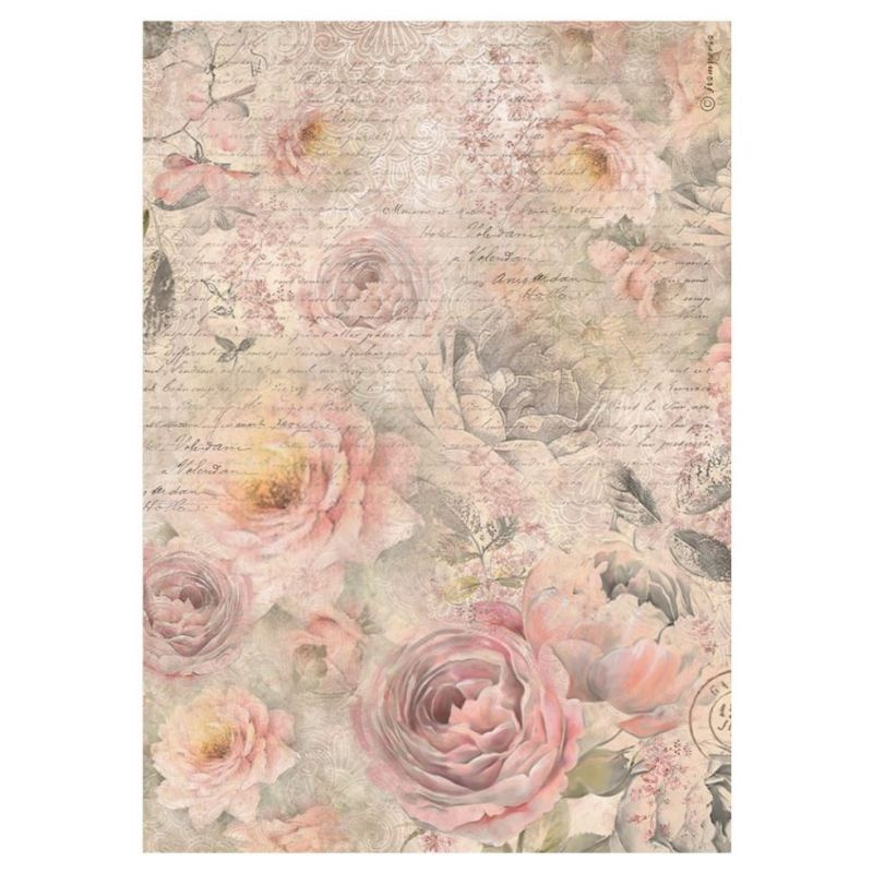 Rýžový papír Růžové růže