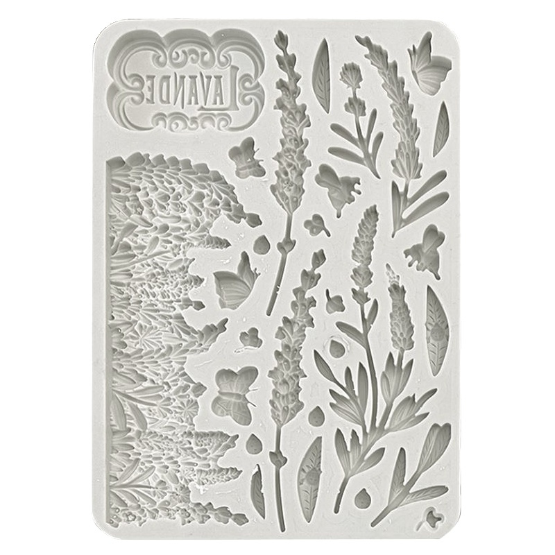 Silikonová forma na odlévání A5 - levandule