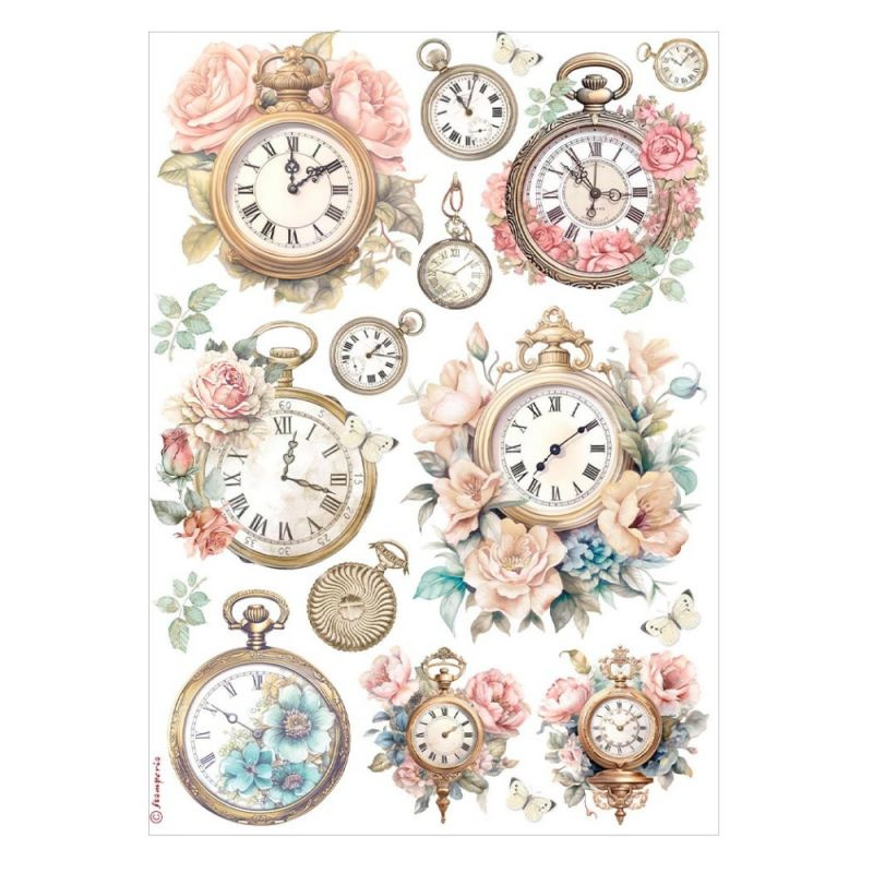 Rýžový papír Hodiny