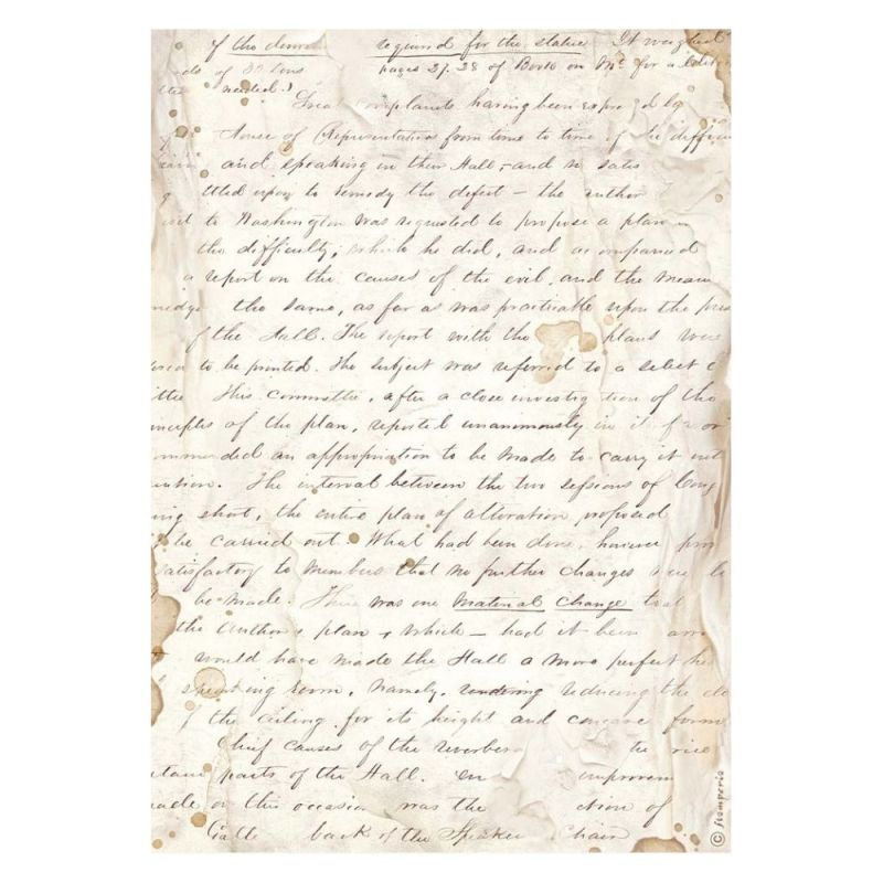 Rýžový papír Ručně psaný dopis