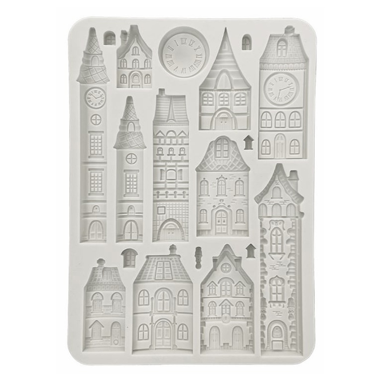 Silikonová forma na odlévání A5 - domy