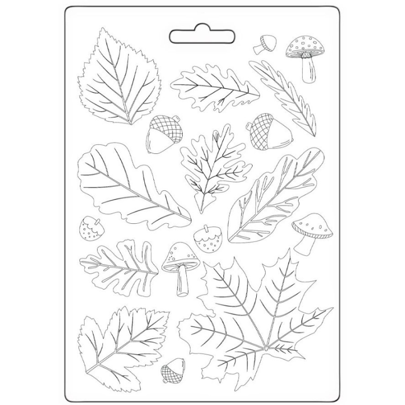Forma na odlévání A5 - Listy a houby