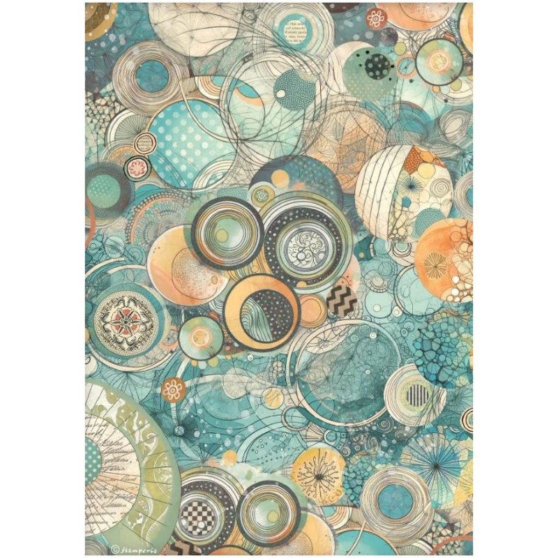 Rýžový papír Kruhy