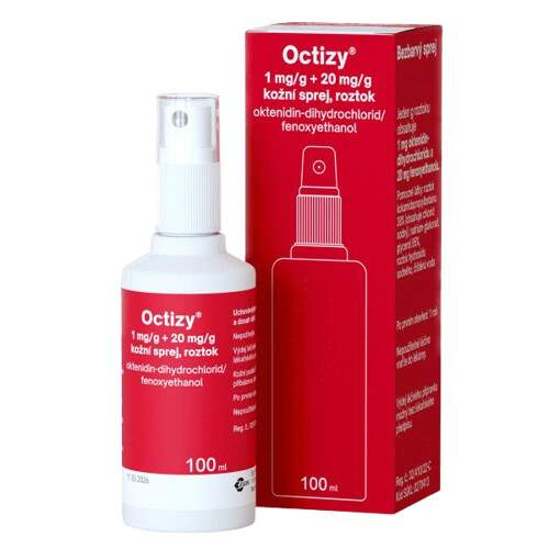 OCTIZY 1mg/g+20mg/g kožní sprej, roztok 100 ml