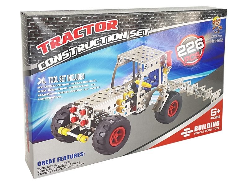 Kovová stavebnice - traktor