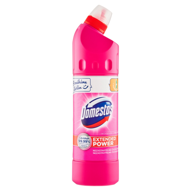 Domestos Extended Power Pink Tekutý dezinfekční a čistící přípravek na toalety
