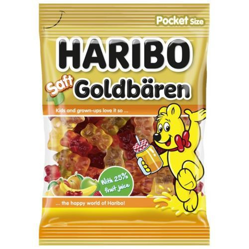 Haribo saft-goldbaren 80g
