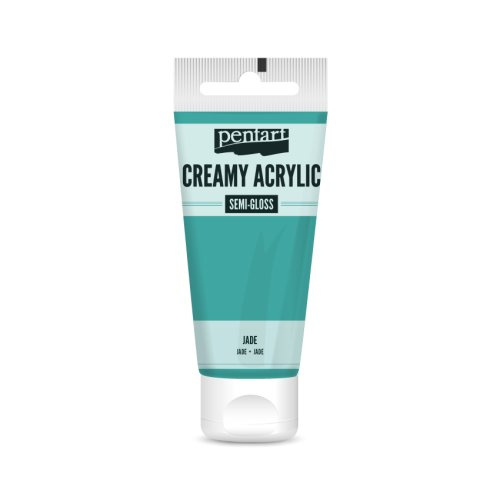 Pentart Krémová akrylová barva pololesklá PENTART 60 ml NEFRITOVÁ