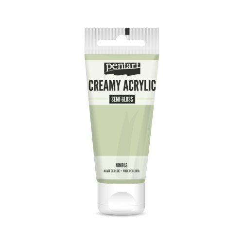 Pentart Krémová akrylová barva pololesklá PENTART 60 ml SVĚTLÁ ZELENÁ