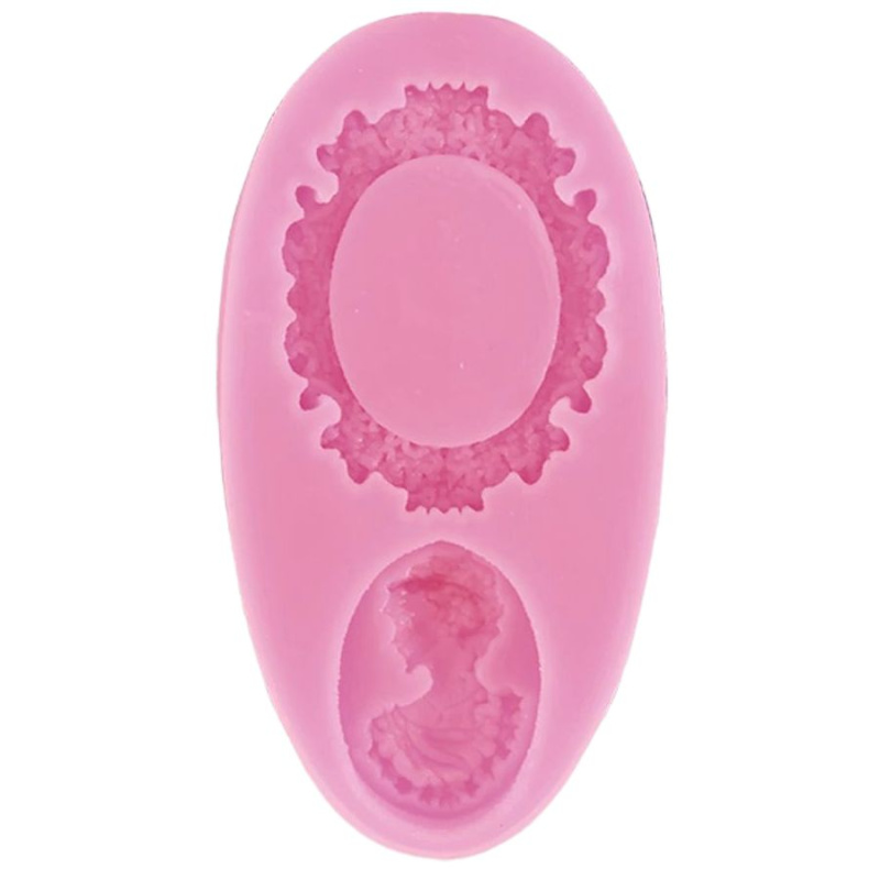 Pentart Silikonová forma na odlévání - medailon