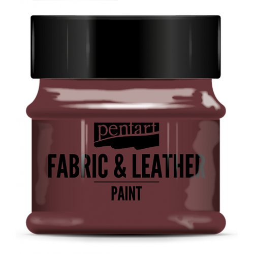Pentart Barva na kůži a textil glitter PENTART 50 ml ČERVENÁ