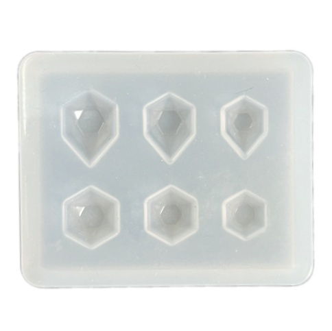 Silikonová forma na odlévání Pentart - diamanty 4 × 5 × 0,5 cm (1ks)