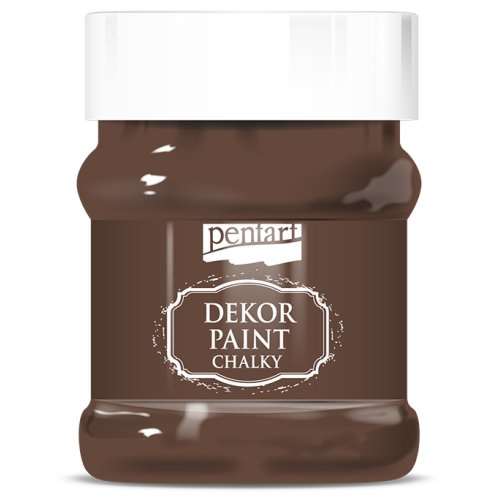Pentart Křídová a dekorační barva PENTART 230 ml KAŠTANOVÁ HNĚDÁ