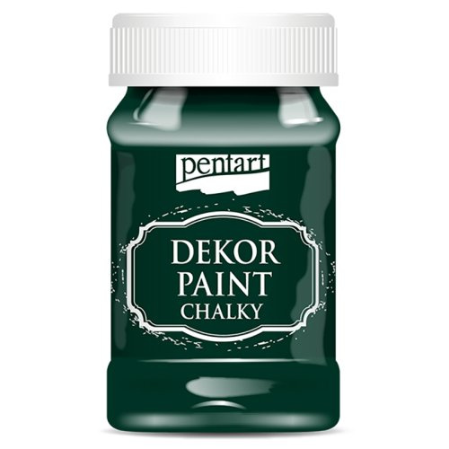 Pentart Křídová a dekorační barva PENTART 100 ml BOROVICOVÁ ZELENÁ