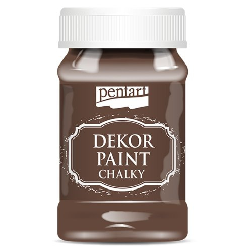 Pentart Křídová a dekorační barva PENTART 100 ml KAŠTANOVÁ HNĚDÁ