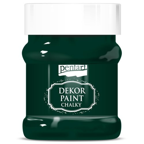 Pentart Křídová a dekorační barva PENTART 230 ml BOROVICOVÁ ZELENÁ